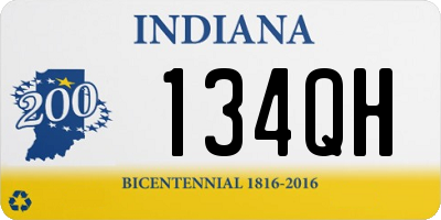 IN license plate 134QH