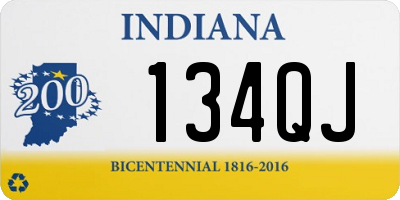 IN license plate 134QJ