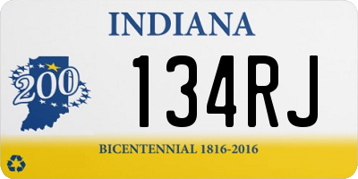 IN license plate 134RJ