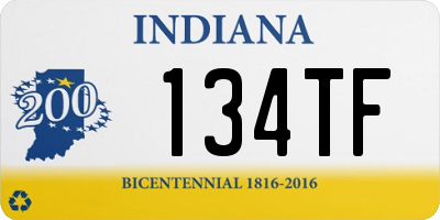 IN license plate 134TF