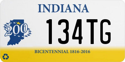 IN license plate 134TG