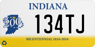 IN license plate 134TJ