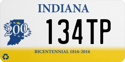 IN license plate 134TP