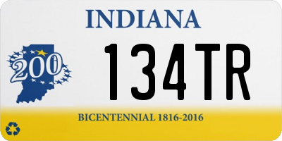 IN license plate 134TR