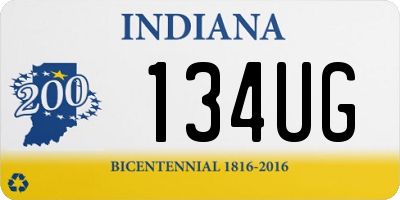 IN license plate 134UG