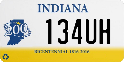 IN license plate 134UH
