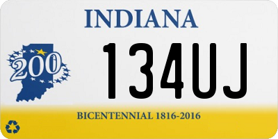 IN license plate 134UJ