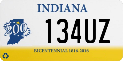 IN license plate 134UZ