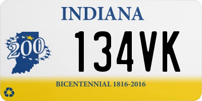 IN license plate 134VK