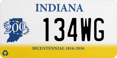 IN license plate 134WG