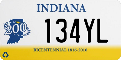 IN license plate 134YL