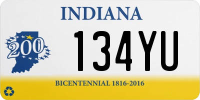 IN license plate 134YU