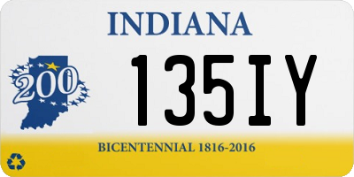 IN license plate 135IY