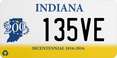 IN license plate 135VE