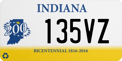 IN license plate 135VZ