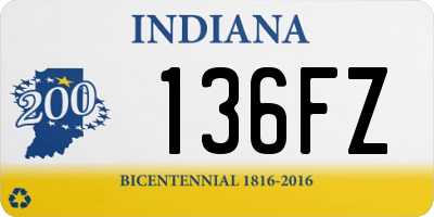 IN license plate 136FZ