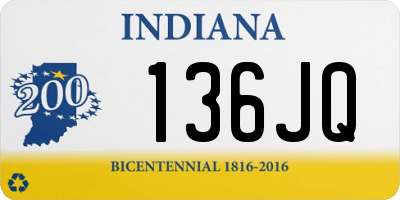 IN license plate 136JQ