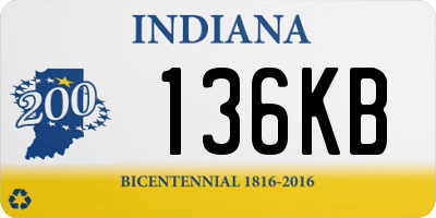 IN license plate 136KB