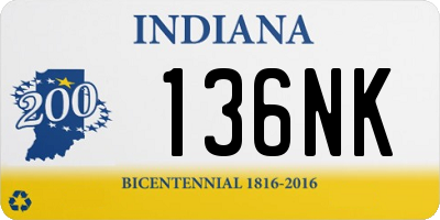 IN license plate 136NK