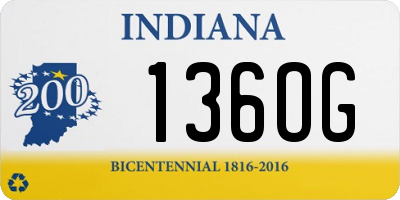 IN license plate 136OG
