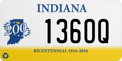 IN license plate 136OQ