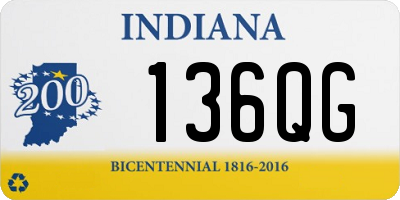 IN license plate 136QG