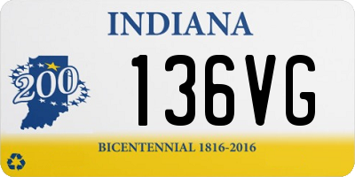 IN license plate 136VG