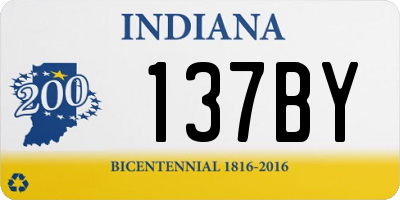 IN license plate 137BY