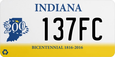 IN license plate 137FC