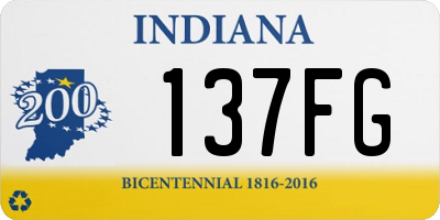 IN license plate 137FG