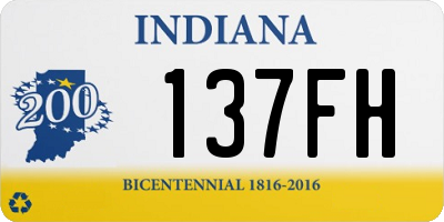 IN license plate 137FH