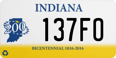 IN license plate 137FO
