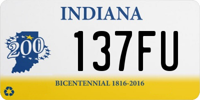 IN license plate 137FU