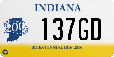 IN license plate 137GD