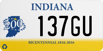 IN license plate 137GU