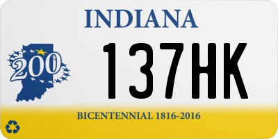 IN license plate 137HK