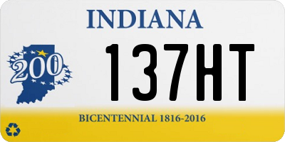 IN license plate 137HT