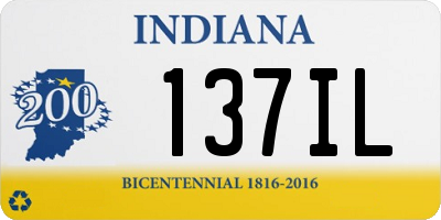 IN license plate 137IL