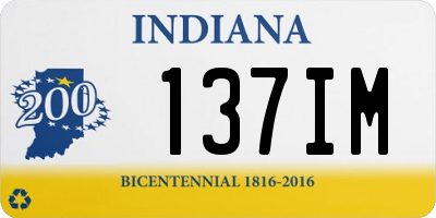 IN license plate 137IM