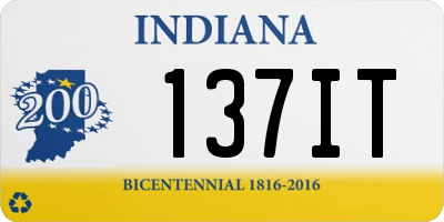 IN license plate 137IT