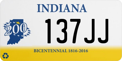 IN license plate 137JJ