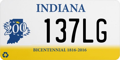 IN license plate 137LG
