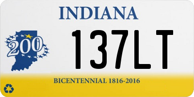 IN license plate 137LT