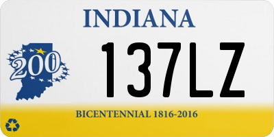 IN license plate 137LZ