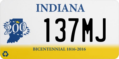 IN license plate 137MJ
