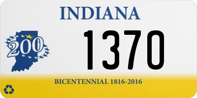 IN license plate 137O