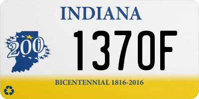 IN license plate 137OF