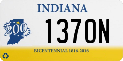 IN license plate 137ON