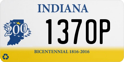 IN license plate 137OP