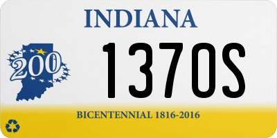 IN license plate 137OS